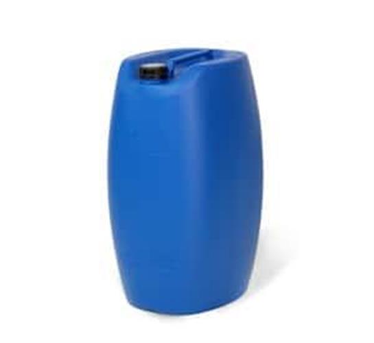 מיכל ג'ריקן 60 ליטר  צבע כחול מתאים למי שתיה פקק שחור