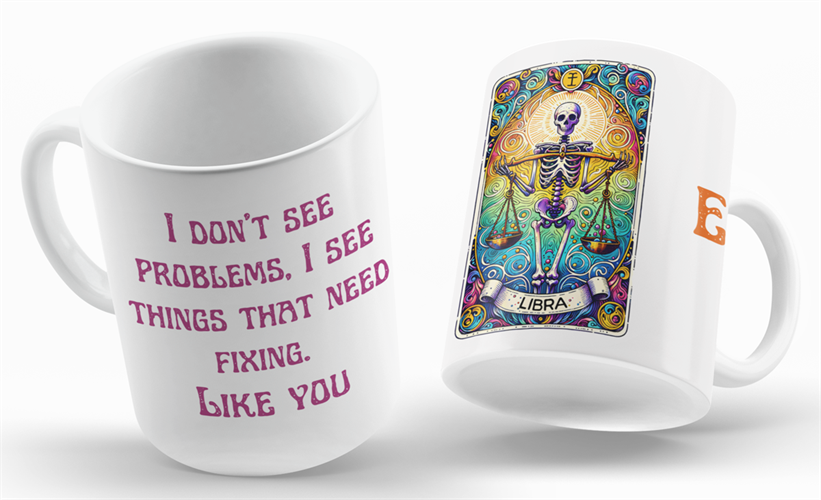 ספל זודיאק – מאזניים (Libra)