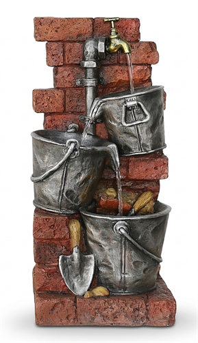 מזרקת חומה מעוצבת 60 ס"מ