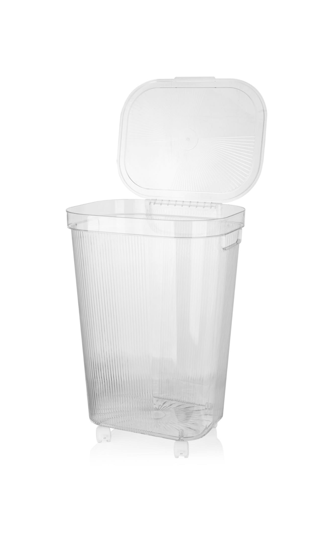 סל כביסה שקוף - אקריליק