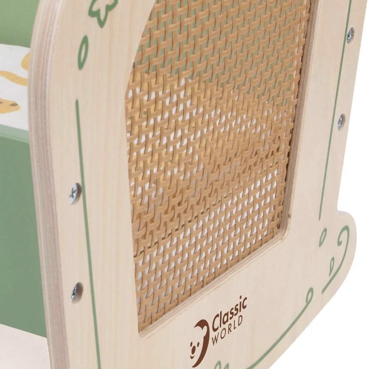 עריסת בובה עץ איכותי