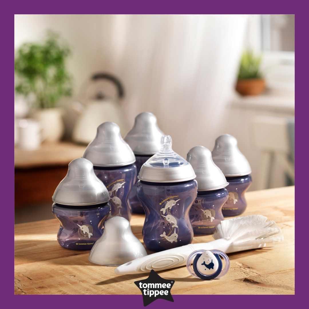 הכי טבעי אריזת און ליין ניובורן כחול/אפור