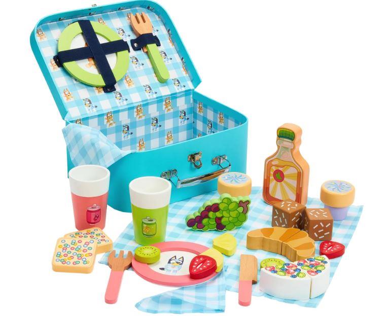 בלואי Bluey ערכת פיקניק מעץ 30 חלקים בלואי Bluey ערכת פיקניק מעץ 30 חלקים