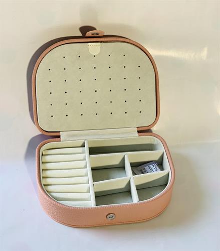 קופסת תכשיטים ורוד מלבן