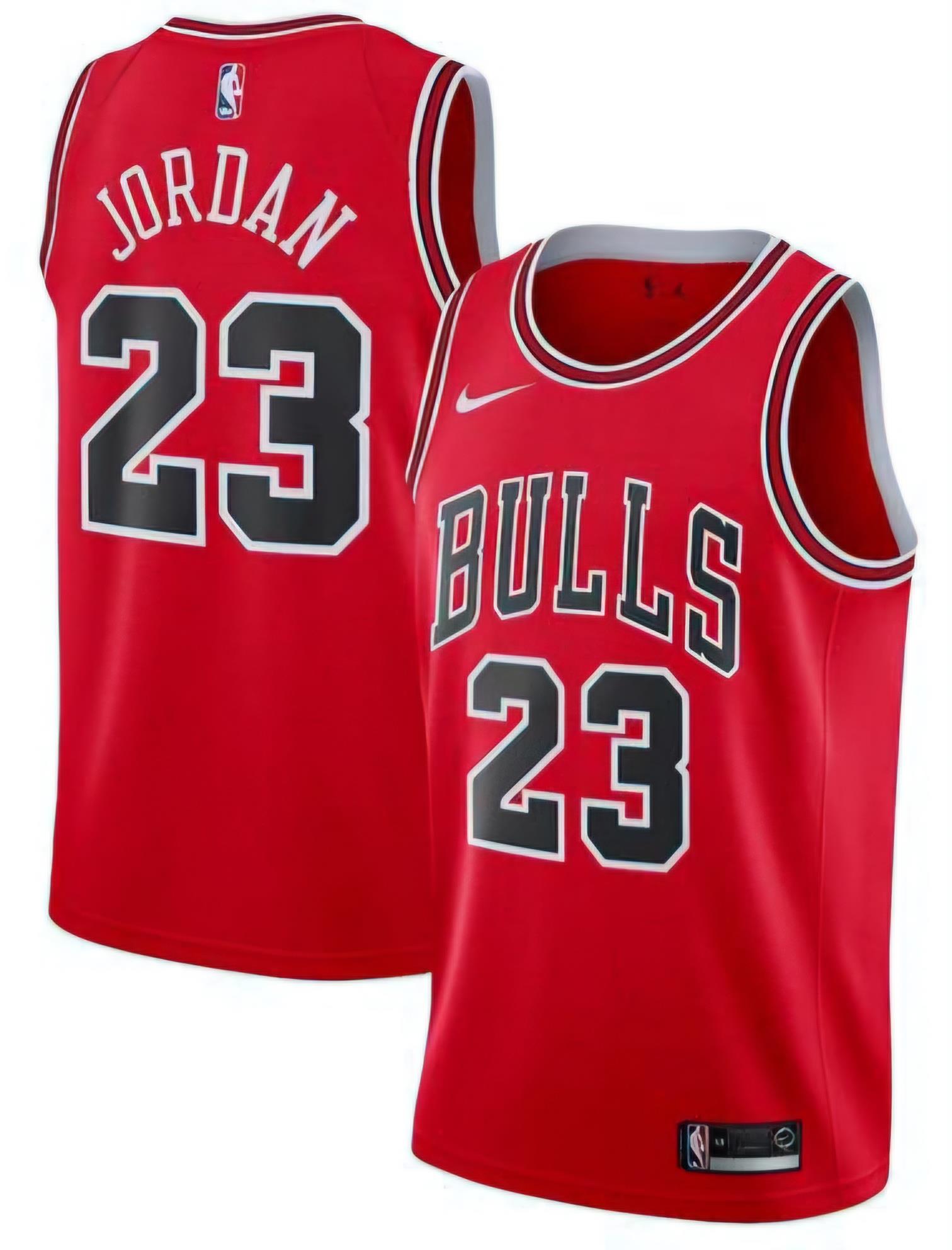 גופיית ג'ורדן אדומה NBA