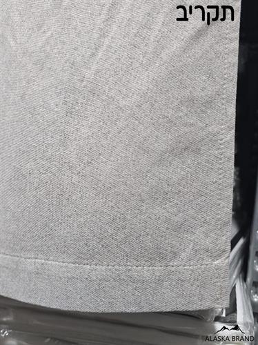 וילון 100% האפלה אטום לגמרי | דגם חן CHEN אפור אבן