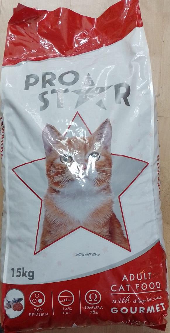 פרוסטאר מזון גורמה לחתולים 15 קג-PRO STAR