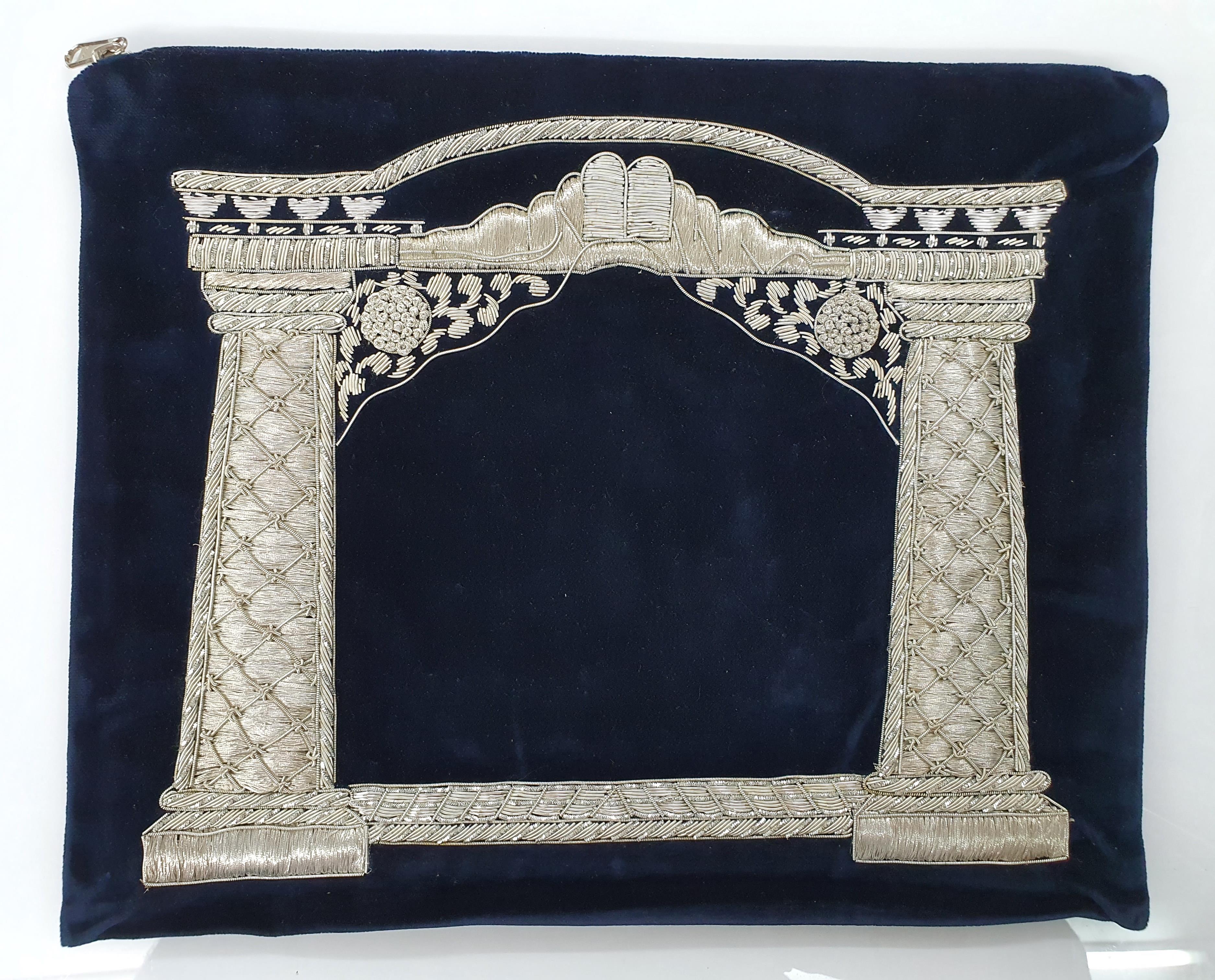 שקית לטלית ותפילין  דגם שער - עבודת יד