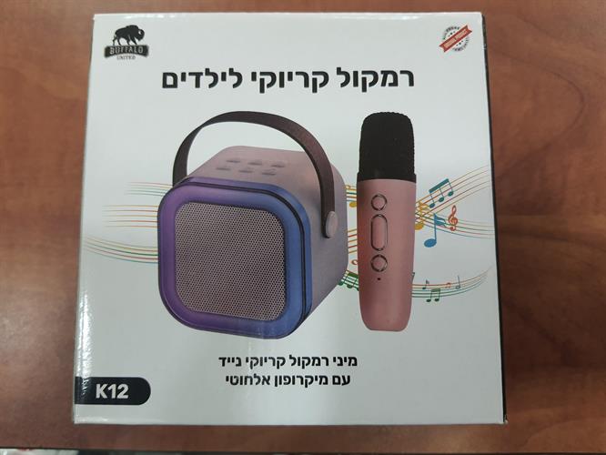 רמקול קריוקי לילדים .