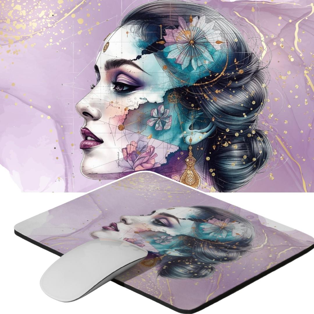 Poised in Her Power - Mouse Pad