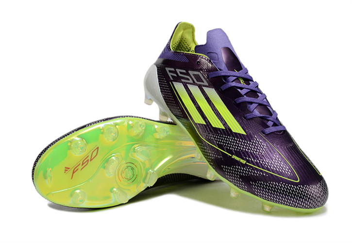 נעלי כדורגל אדידס Adidas F50 Elite FG סגול ירוק