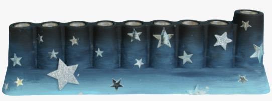 חנוכיה במבוק דגם צינורות