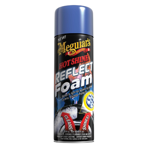 תרסיס מבריק ומגן צמיגים - תרסיס HOT SHINE REFLECT מבית MEGUIAR'S | תכולה 425 גרם