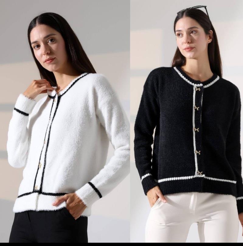 קרדיגן שילוב פס