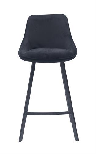 כסא בר מעוצב דגם סטאר בד צבע שחור כסא בר מעוצב דגם סטאר בד צבע שחור