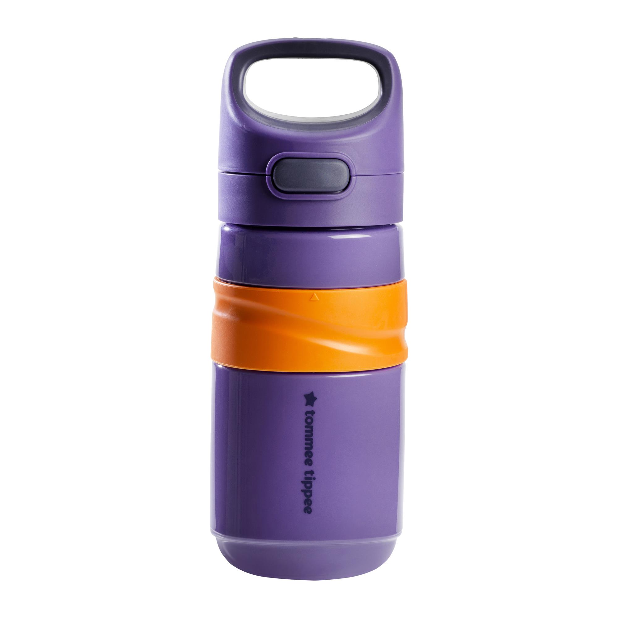 כוס ספורט 500 מיל מבודדת לפעוטות עם פיית Flip Top מבית Tommee Tippee צבע סגול