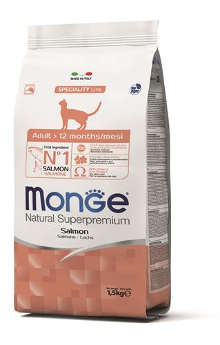 מונג סלמון לחתול בוגר 1.5 קג Monge