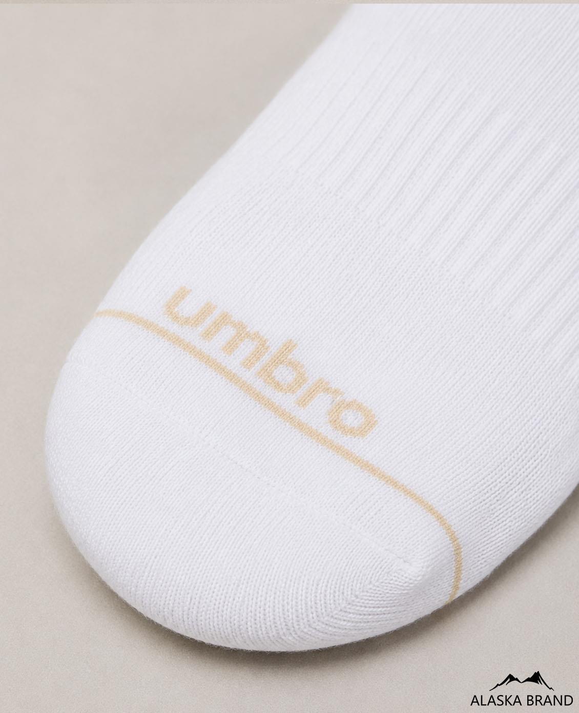 גרבי קרסול לנשים יומברו UMBRO | מארז 3 זוגות גרביים - לבן