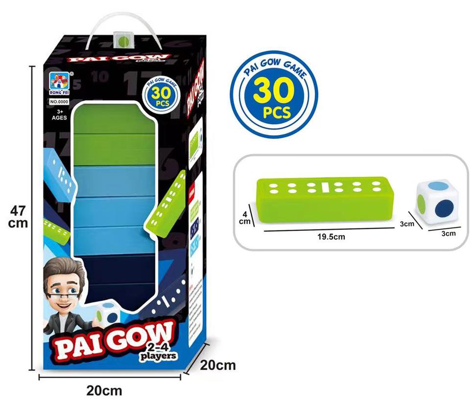 דומינו ענק + קוביית צבעים