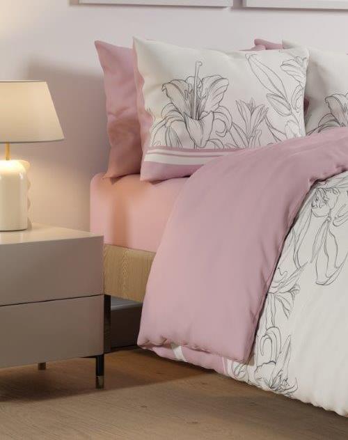 סט מצעים מיטה וחצי 100% כותנה - אליסון