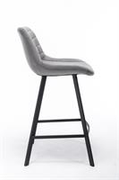 כסא בר מעוצב דגם ניס צבע אפור