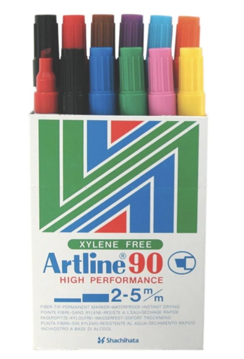 טושים ארטליין 90 צבעוני - חבילה