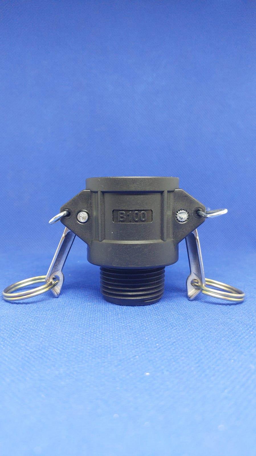 קאמלוק B100 מחבר מהיר נקבה 37 ממ CAMLOCK COUPLING הברגה זכר 33 ממ קמפינג לייף