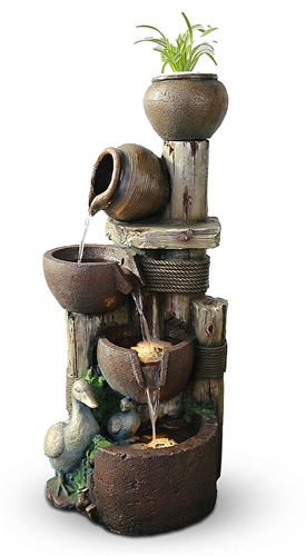 מזרקת ברווזים 100 ס"מ