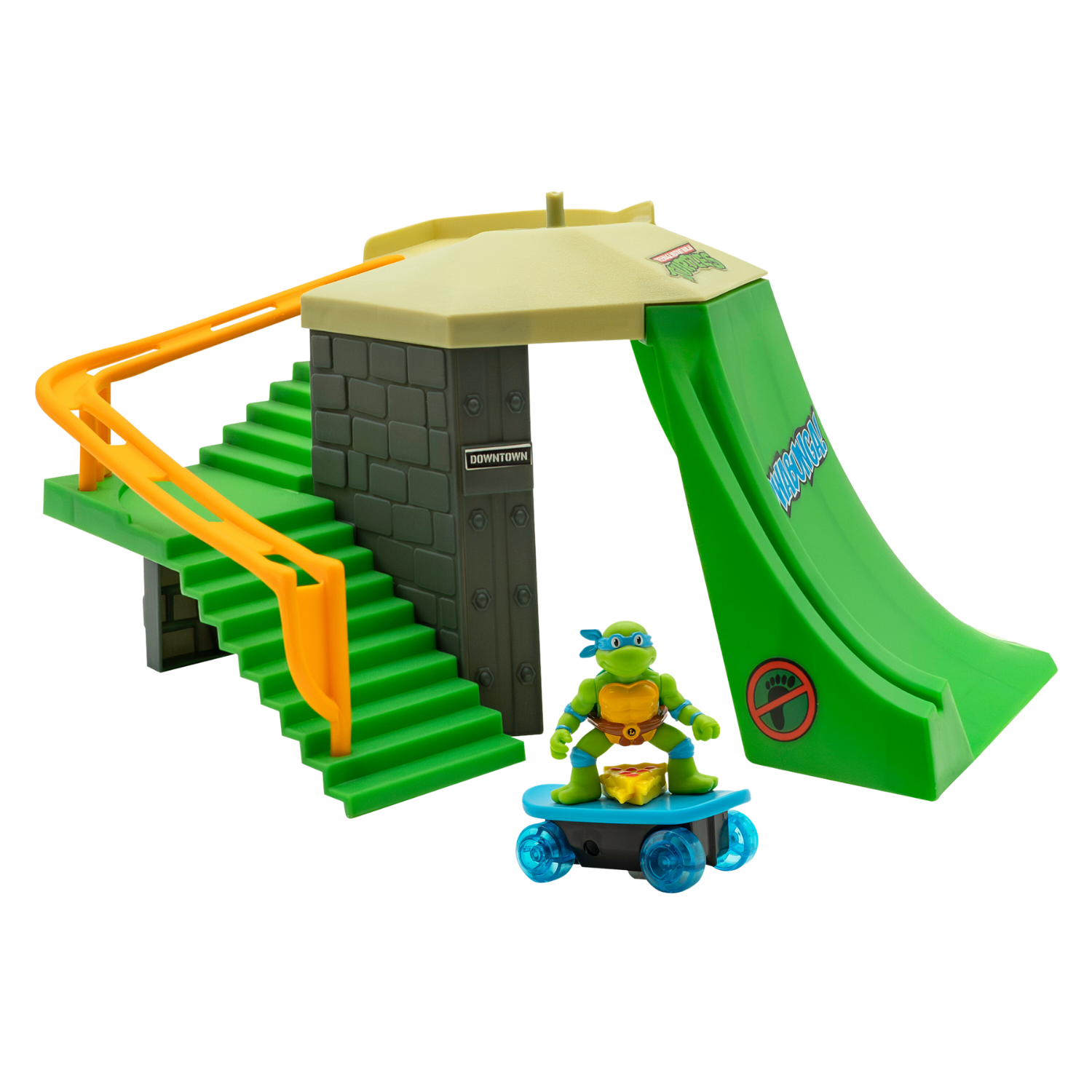 צבי הנינג'ה על גלגלים - ערכת משחק מגרש סקייטבורד רמפה - טירוף המוטנטים