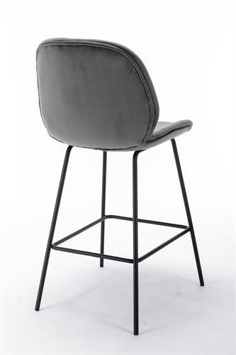 כסא בר מעוצב דגם זנזיבר צבע אפור כסא בר מעוצב דגם זנזיבר צבע אפור