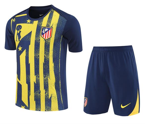 אתלטיקו מדריד חליפה קצרה צהוב כחול