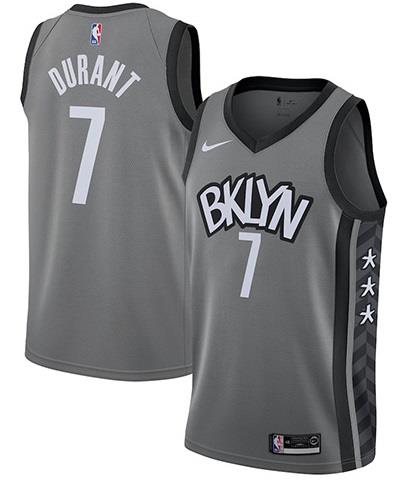 גופיית קווין דוראנט ברוקלין NBA אפורה