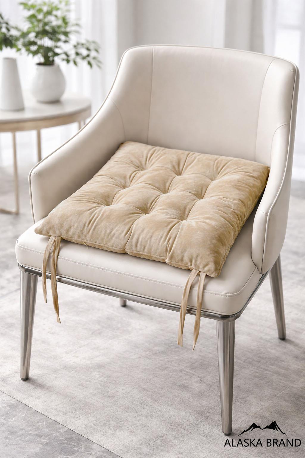 כרית מושב מרובעת לכיסא | צבע בג' כרית מושב מרובעת לכיסא | צבע בג'