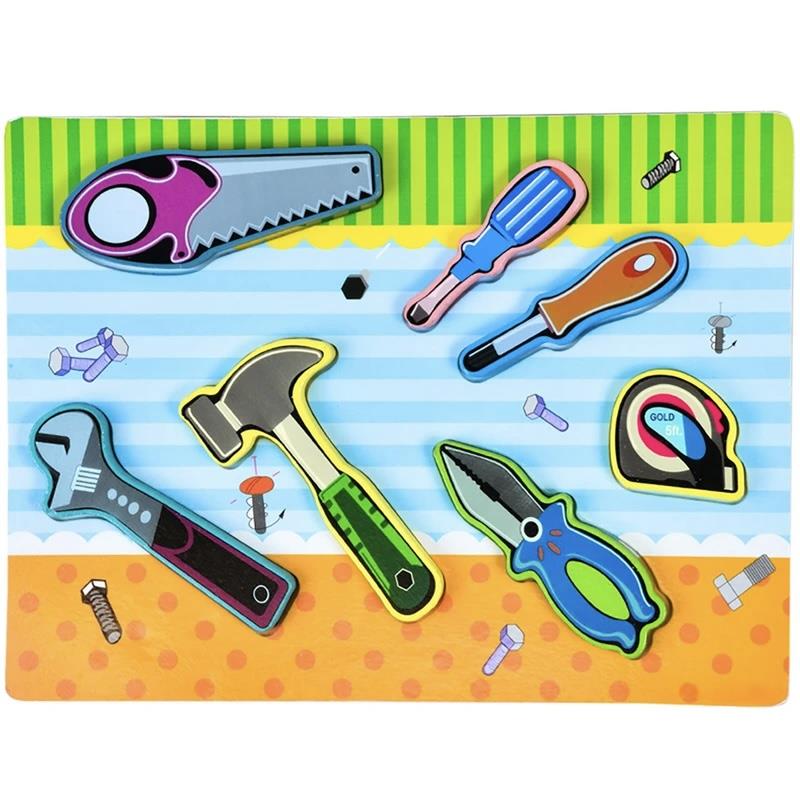 פאזל עץ כלי עבודה