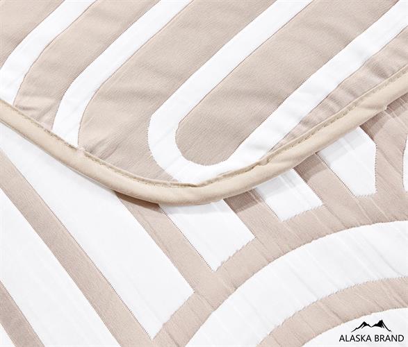 כיסוי למיטה יוקרתי וזוג ציפיות תואמות לכרית דגם פלורנס 1 | סט קינג 220/240