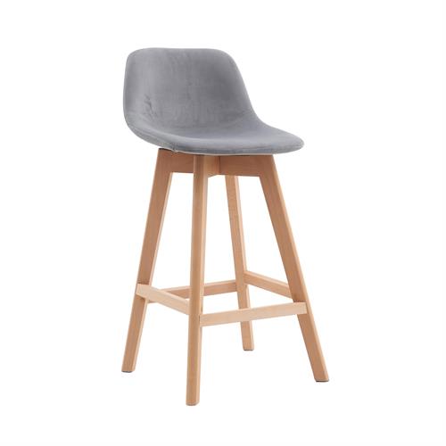 כסא בר מעוצב דגם מרקש צבע אפור