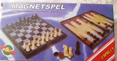 שחמט  דמקה מגנטי