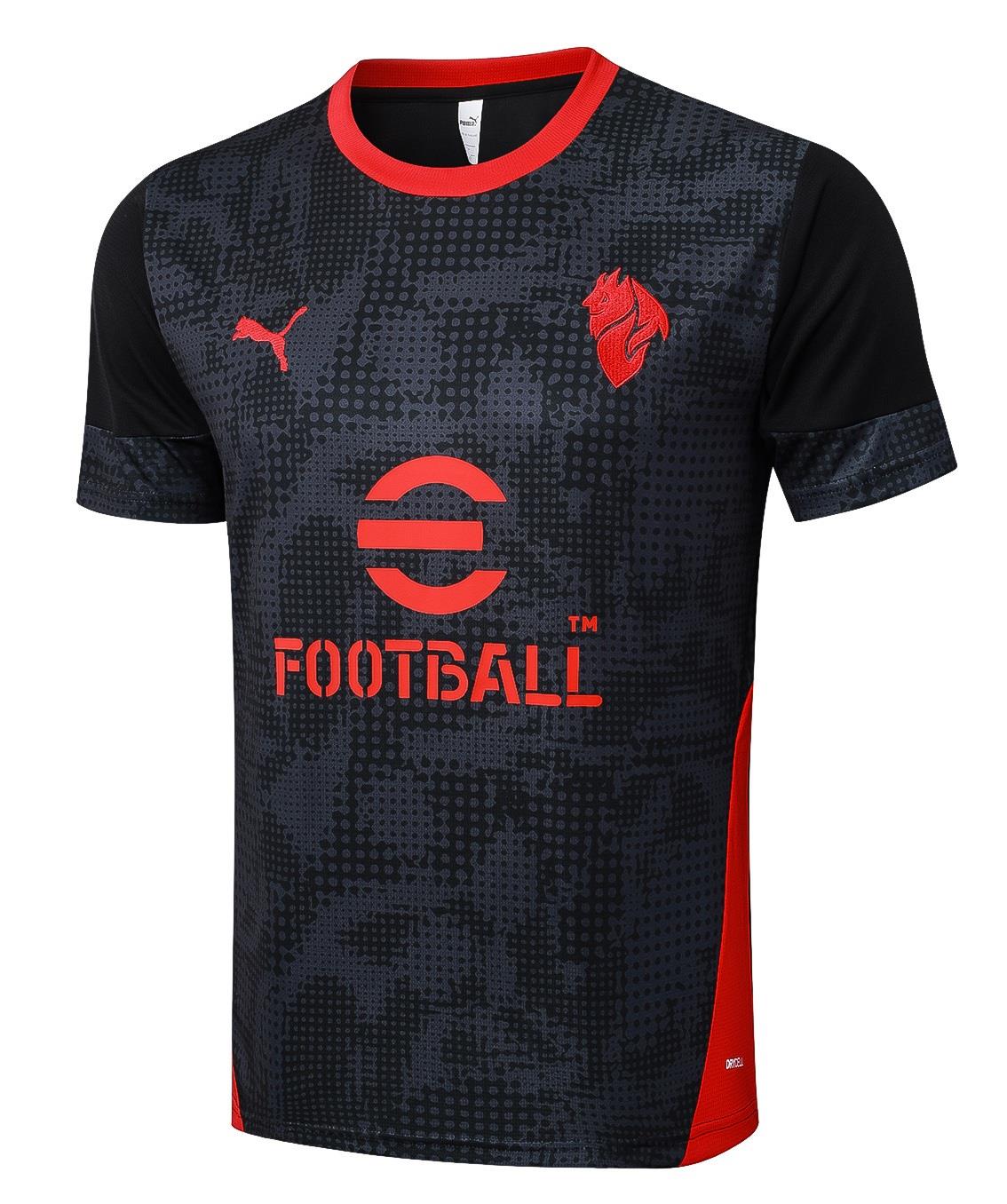 מילאן חולצת אימון אדום שחור