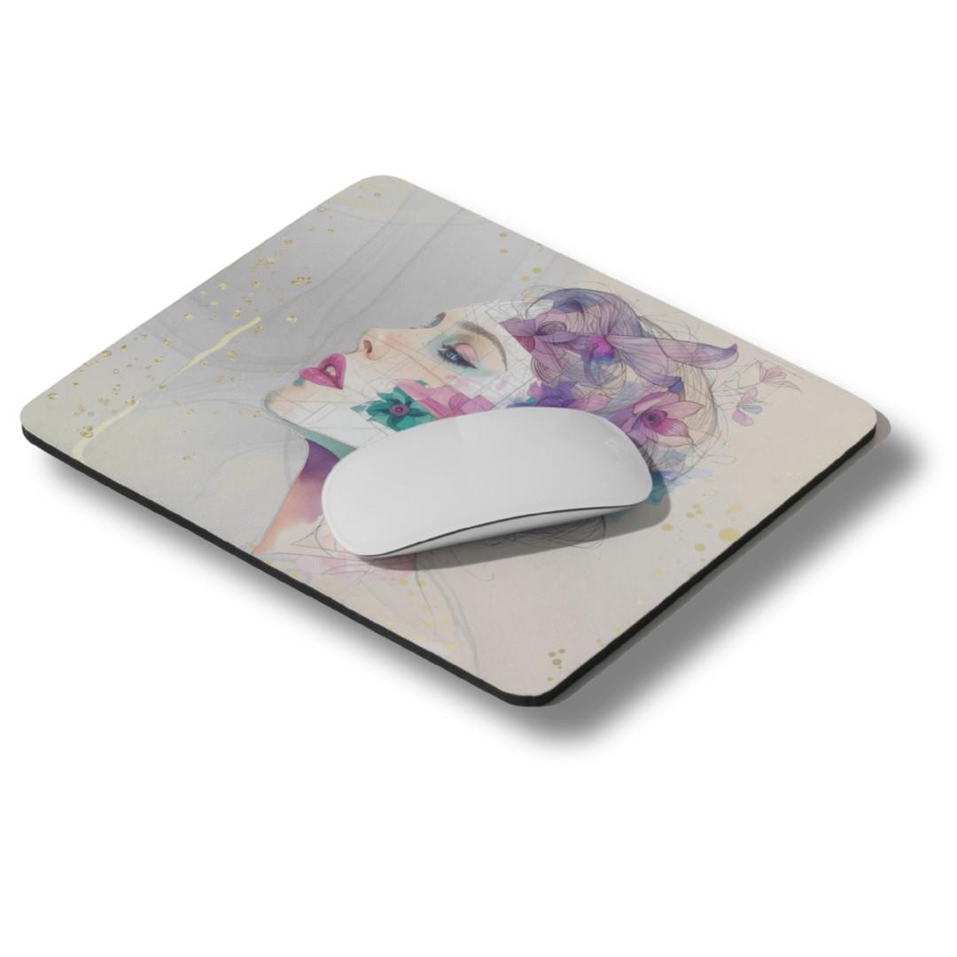 פד לעכבר מעוצב, מתנה לאמא, למורה או לגננת, איור נשי Shaped by her own design, אקססוריז למשרד, גיתוש. פד לעכבר מעוצב, מתנה לאמא, למורה או לגננת, איור נשי Shaped by her own design, אקססוריז למשרד, גיתוש.