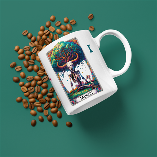 ספל מזל שור מתנה מקורית לחובבי אסטרולוגיה