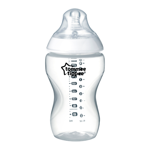 בקבוק הזנה 340 מ"ל טומי טיפי Tommee Tippee פטמה בזרימה משתנה מסדרת Closer To Nature