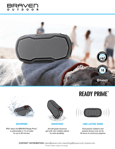 רמקול נייד|braven ready prime