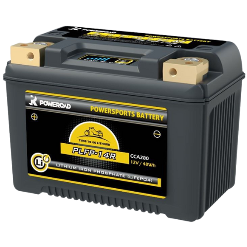 מצבר ליתיום לאופנועים וקטנועים דגם PLFP-14R מבית POWEROAD