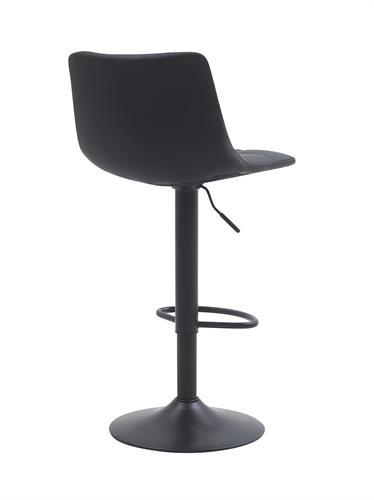 כסא בר מעוצב דגם בלגיה צבע דמוי עור שחור כסא בר מעוצב דגם בלגיה צבע דמוי עור שחור