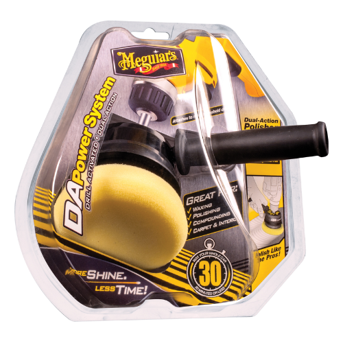 ראש DA למקדחה + ספוג צהוב - DA POWER SYSTEM מבית MEGUIAR'S