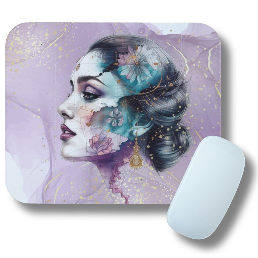 Poised in Her Power - Mouse Pad