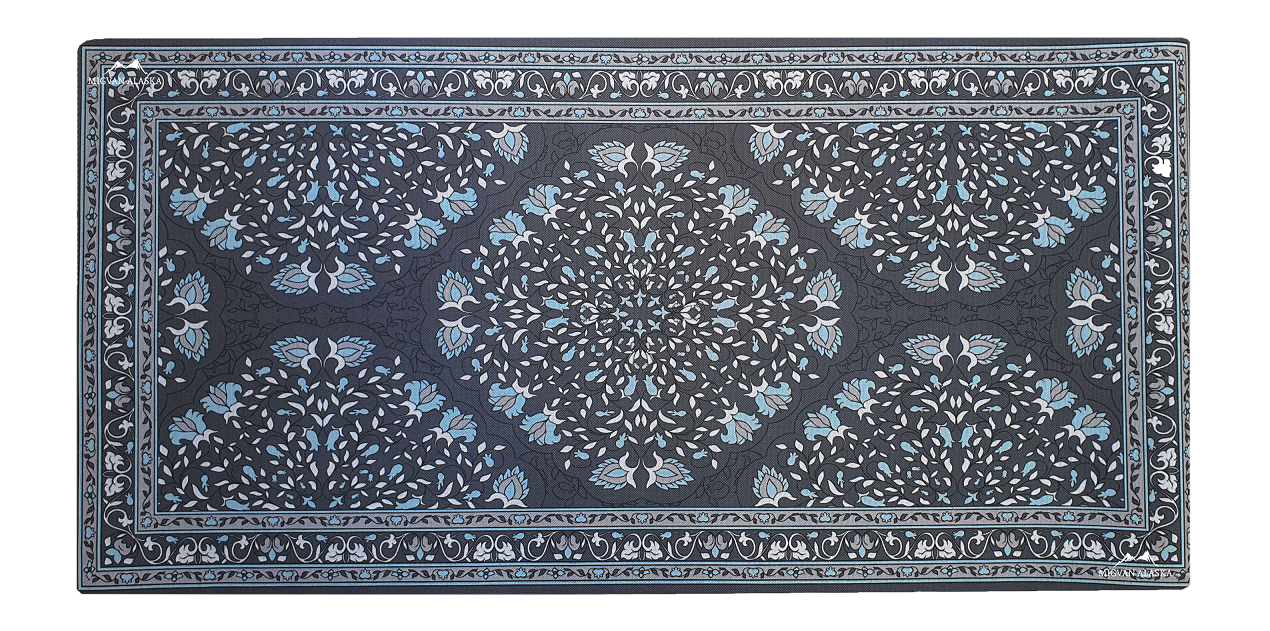 שטיח מטבח איכותי בתוספת גומי בתחתית דגם - 02 (מתנקה בקלות!)