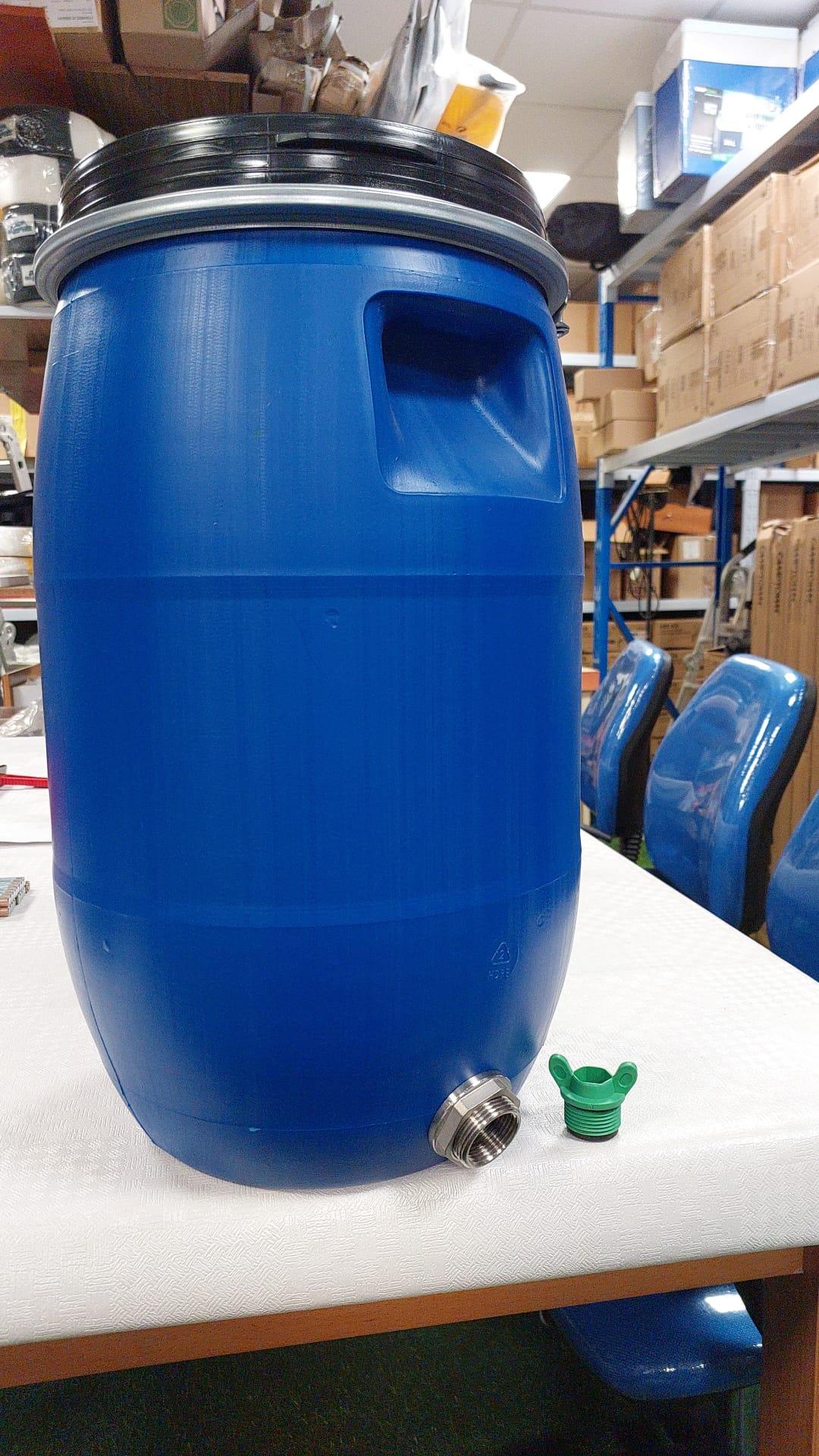 חבית עם הברגה נירוסטה 1 צול לתעשיית המימן מים מטופלים Hydrogen נפח 30 ליטר קמפינג לייף