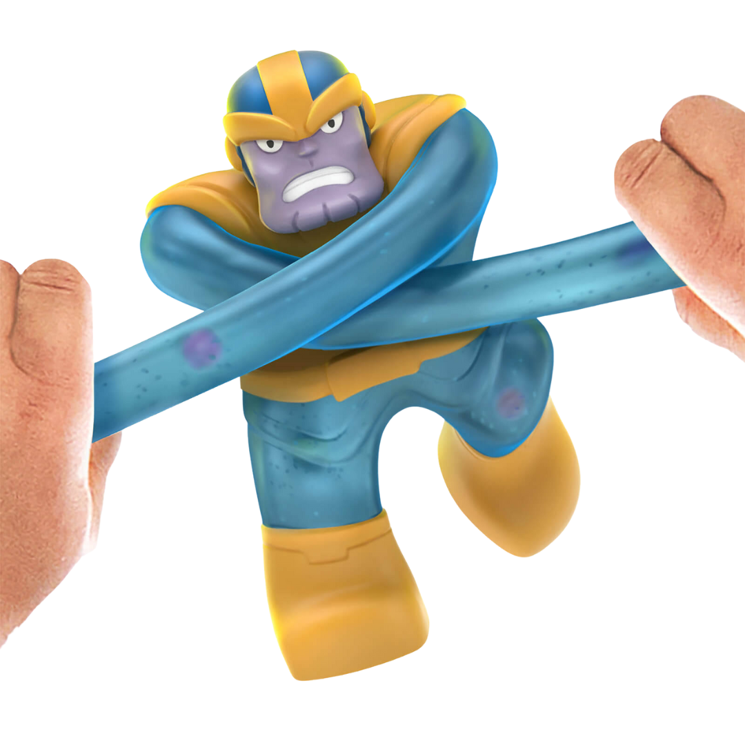 גו ג'יט זו X מארוול - בובה נמתחת - סטרץ' נבלי על XL תאנוס - Goo Jit Zu