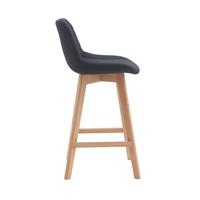 כסא בר מעוצב דגם איטליה צבע שחור